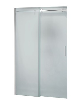 Drzwi Prysznicowe Przesuwne Mrożone Szkło 8mm D20 120cm Chrom Połysk