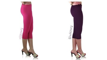 Польские леггинсы Польский хлопок+lyc. 3/4 размер XXL