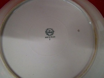 ТАРЕЛКА УЗОР С ФРУКТАМИ, ЧОДЗИ, 1950-е гг.