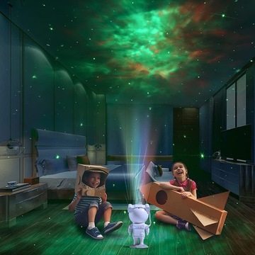 Космонавт Астронавт Звездный проектор Светодиодный лазерный проектор + пульт дистанционного управления