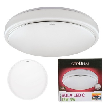 Lampa plafon hermetyczna SOLA LED 12W 02783 STRUHM