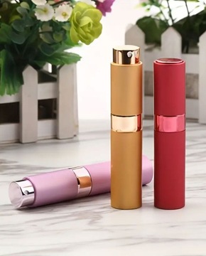 Podróżny Atomizer do Perfum 8ml Butelka Flakonik na Perfumy Przekręcany LUX