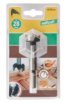Wiertło do drewna i płyt wiórowych Forstnera 28mm Wolfcraft