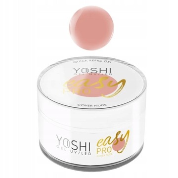 Yoshi Żel Easy PRO Gel UV LED COVER NUDE 15 ml