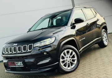 Jeep Compass II SUV Facelifting 1.3 GSE T4 130KM 2021 Jeep Compass LIFT 1,3 T4 Multi Led Virtual Tacho Skora Navi Kamera Reling, zdjęcie 1