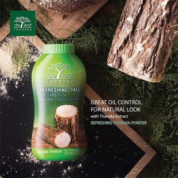 De Leaf Thanaka Powder 180 г - Освежающий тальк