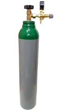 ZESTAW BUTLE BUTLA GAZOWA 8L MIX ARGON CO2 Z MIESZANKĄ REDUKTOR MINI AR/CO2