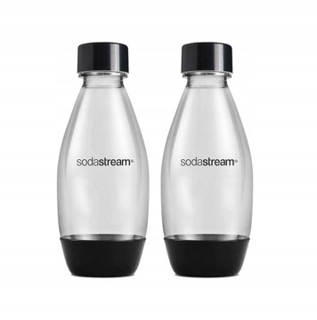 ОРИГИНАЛЬНЫЙ НАБОР БУТЫЛОК 2x БУТЫЛКА С ПРЕДОХРАНИТЕЛЕМ SodaStream 0,5 Л САТУРАТОР ДВЕ УПАКОВКИ