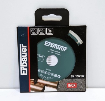TARCZA DIAMENTOWA ERBAUER 125MM X 22,2MM EN13236