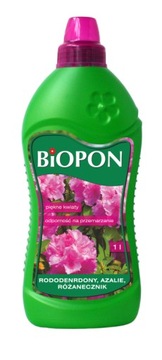 BIOPON Nawóz do Rododendronów Azalii Różaneczników 1L Odżywka w Płynie