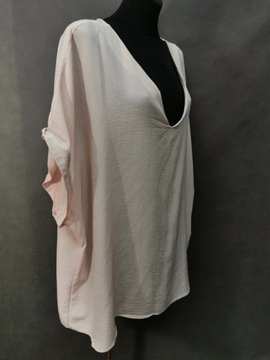 New Look bluzka różowa casual maxi PLUS SIZE 56