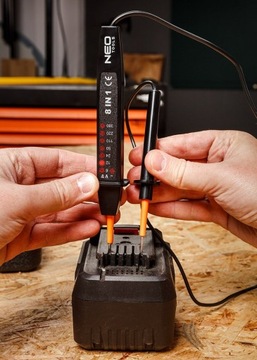 NEO TOOLS WIELOFUNKCYJNY TESTER NAPIĘCIA 8 W 1 AC/DC 6-380V 94-006