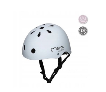 MOMI MIM ДЕТСКИЙ ЗАЩИТНЫЙ ШЛЕМ, РОЛИКОВЫЙ ВЕЛОСИПЕД, СЕРЫЙ