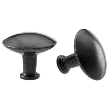 IKEA HEDRA Gałka, antracyt, 32 mm, 2 sztuki