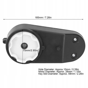 ZESPÓŁ NAPĘDOWY 12V 12000 RPM PRZEKŁADNIA