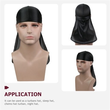 Шарф для волос, шелковый хиджаб, ночные шапочки Durag для женщин