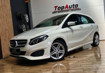 Mercedes Klasa B W246 Sports Tourer 250 BlueEFFICIENCY 211KM 2015 Mercedes-Benz Klasa B 250 211KM LED SKORY perfekcyjny GWARANCJA HARMA