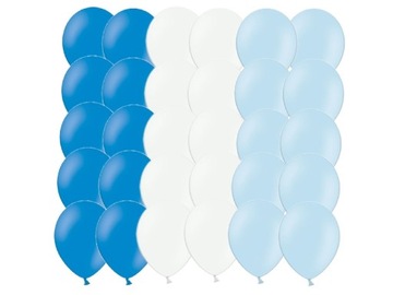 Balony na Roczek urodziny chłopca aż 30 sztuk ZB1