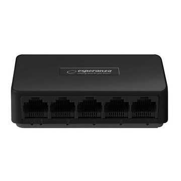 SWITCH LAN 5-PORTOWY TYPU RJ45 ROZDZIELACZ PRZEŁĄCZNIK 1Gbps 10/100Mb/s