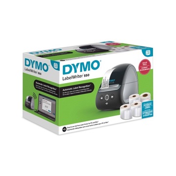 Drukarka 2147591 Dymo LabelWriter 550 + 4 etykiety