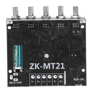 Плата 2.1-канального усилителя Bluetooth ZKMT21