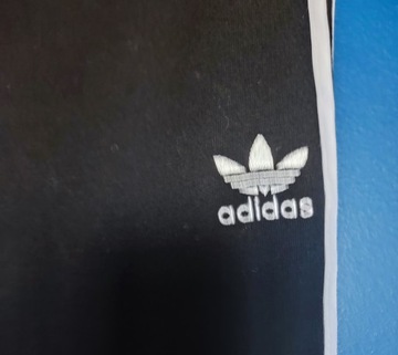 Adidas maxi spódnica czarna ołówkowa bawełniana