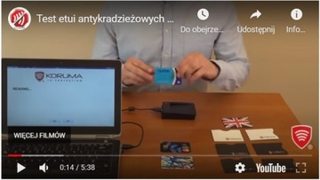 MAŁY PORTFEL SKÓRZANY CZERWONY DAMSKI cienkie etui na karty Ochrona RFID