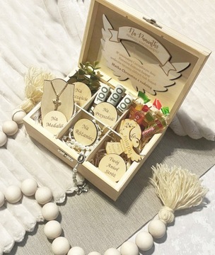 Незаменимая подарочная коробочка, сувенир ко Святому Причастию, подарочный набор.