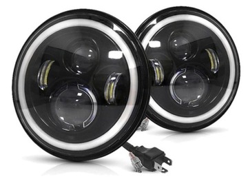 REFLEKTOR LAMPA LED PRZEDNIA HOMOLOGACJA MOTOCYKL