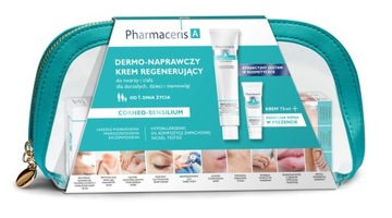 PHARMACERIS A CORNEO-SENSILIUM KREM NAPRAWCZY 75ml + 10ml + KOSMETYCZKA