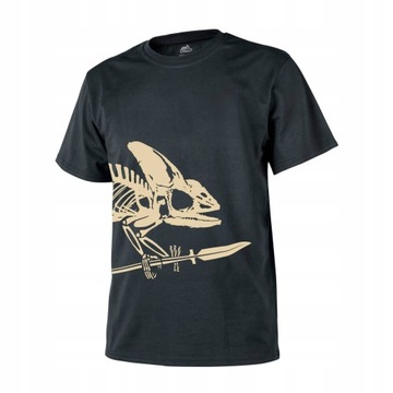 KOSZULKA T-SHIRT HELIKON - SZKIELET KAMELEONA - CZARNY roz. 2XL