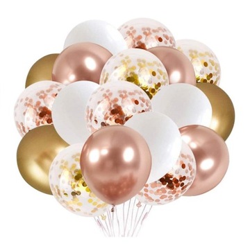 Воздушные шары на крещение КРЕЩЕНИЕ РОЗОВОЕ ЗОЛОТО ЗОЛОТО