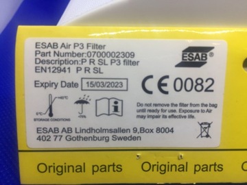 Сажевый фильтр ESAB P3 для подачи воздуха PAPR