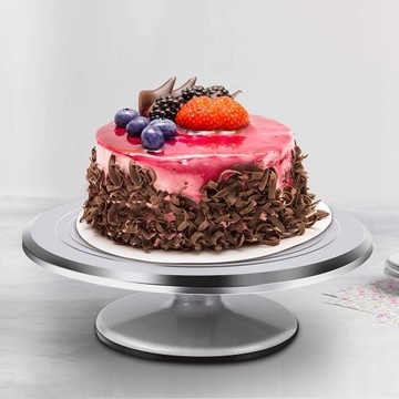 ПРОФЕССИОНАЛЬНАЯ ВРАЩАЮЩАЯСЯ ТАРЕЛКА ДЛЯ ТОРТА 25СМ