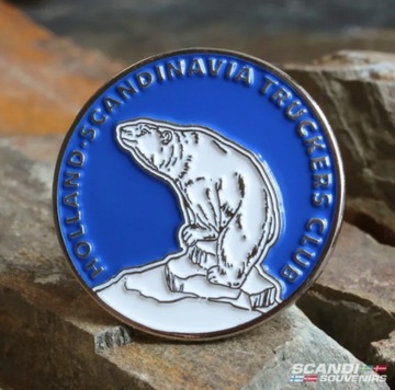 PIN PRZYPINKA HOLLAND SCANDINAVIA TRUCKERS CLUB