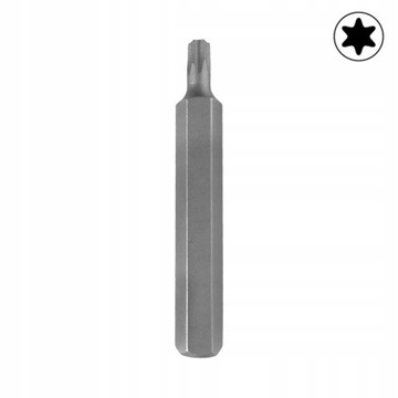 Klucz Bit Bity końcówka długa TORX 10mm T25