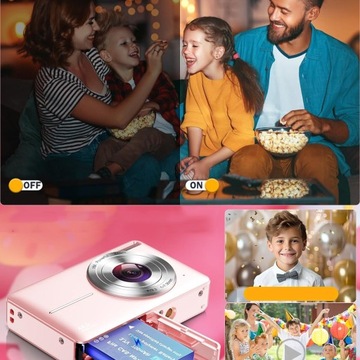 ЦИФРОВАЯ КАМЕРА ДЛЯ ДЕТЕЙ HD 1080P 44 МП 16X ОПТИЧЕСКИЙ ЗУМ