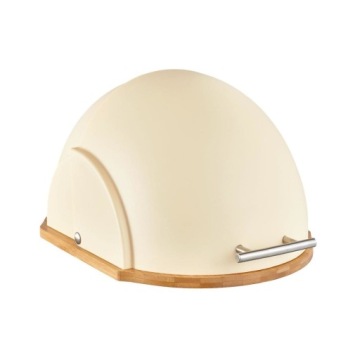 CHLEBAK POJEMNIK NA PIECZYWO BAMBUSOWY BULKI CHLEB KREMOWY JEDNOCZĘŚCIOWY