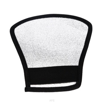 УНИВЕРСАЛЬНЫЙ РЕФЛЕКТОР 2В1 БЕЛЫЙ-СЕРЕБРЯНЫЙ ДЛЯ ЛАМП-ВСПЫШЕК ТИПА 2