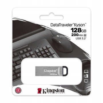 Pendrive KINGSTON Kyson 128GB USB 3.2 200/60Mb/s