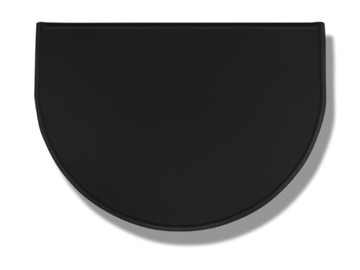 blacha przed kominek stal czarny-mat 100x70cm