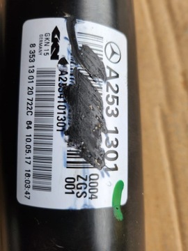 Mercedes-Benz GLC (X253) ПРИВОДНОЙ ВАЛ 4MATIC A2531301