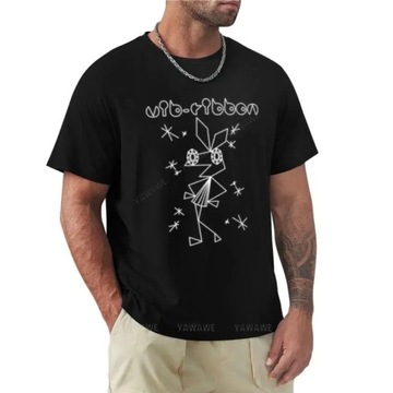 new black mens Vib Ribbon Short Unisex cotton T-Shirt Koszulka