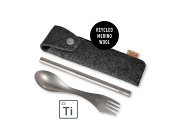 Титановый комплект Spork Straw Light My Fire