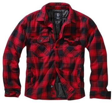 Brandit kurtka Lumber ocieplana red black S