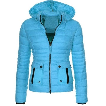 Women Winter Coat Warm Hooded Casual Short Padded