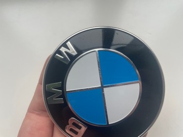 BMW SÉRIE 5 F10 F11 6 F12 F13 ZNAK NÁRAZNÍKU PŘEDNÍ 82MM ORIGINÁLNÍ