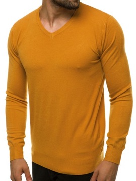 SWETER MĘSKI OZONEE TMK/YY03/9 JASNY-CAMEL_XXL