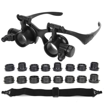 УВЕЛИЧИТЕЛЬНАЯ НАГОЛОВКА, ЧАСОВЫЕ ОЧКИ, УВЕЛИЧЕНИЕ 2,5Х - 25Х