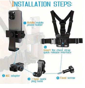 НАРУЖНЫЙ ДЕРЖАТЕЛЬ ДЛЯ ТЕЛЕФОНА И GOPRO-КАМЕРЫ